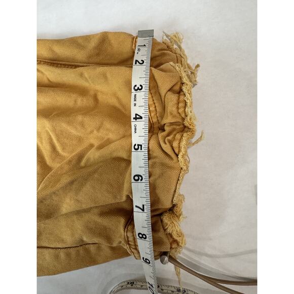 Baggy Grunge BDG Extreme Wide Leg Utility Skater Cargo Pants Jeans Mustard 24 - Picture 7 of 13